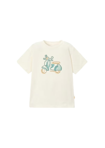 Playera Blanca Moto