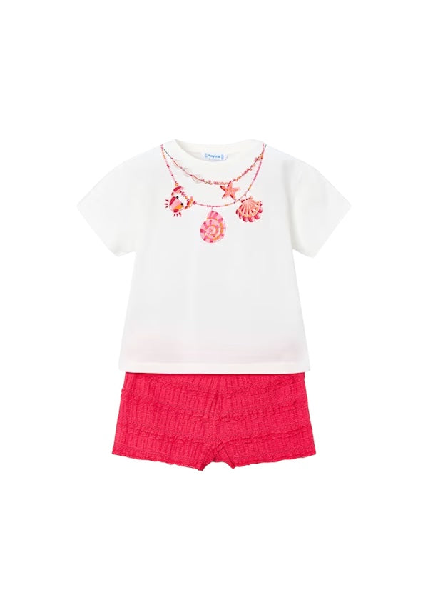 Conjunto Short Playera Conchas