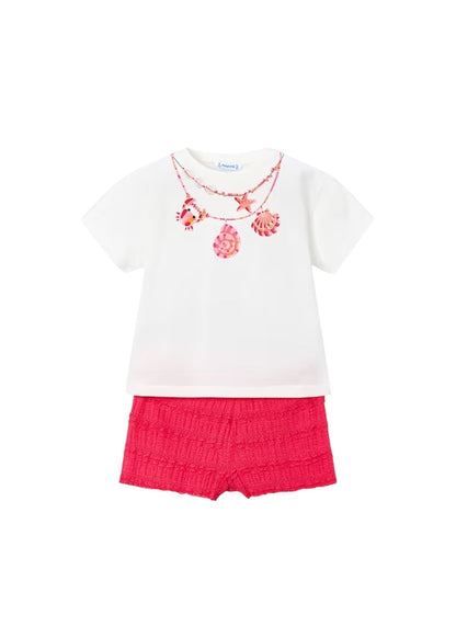 Conjunto Short Playera Conchas