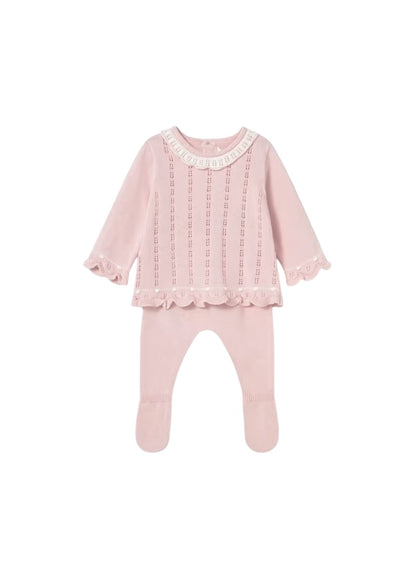 Conjunto Tejido Rosa