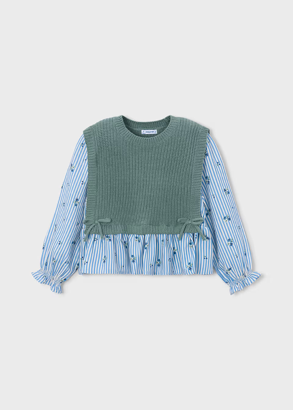 Blusa con chaleco integrado