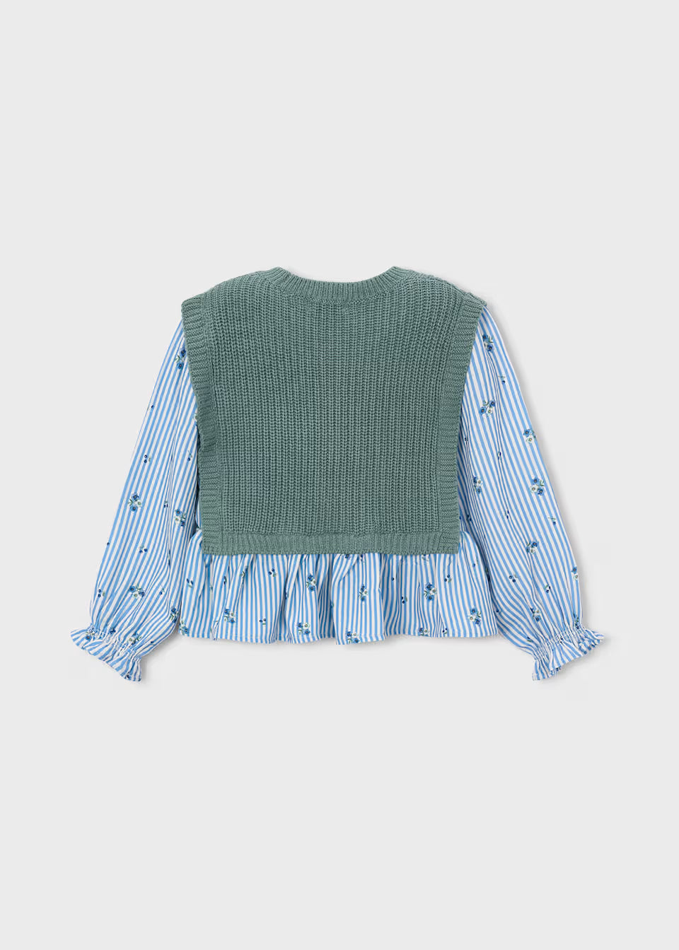 Blusa con chaleco integrado