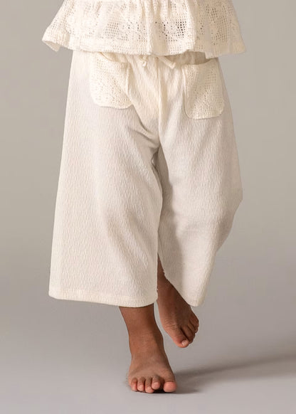 Conjunto Pantalón y Blusa Nata