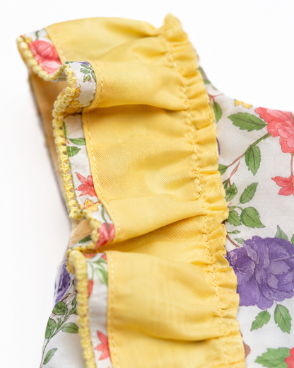 Vestido Flores Amarillo